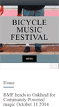 Mobile Screenshot of bicyclemusicfestival.com