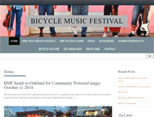 Tablet Screenshot of bicyclemusicfestival.com
